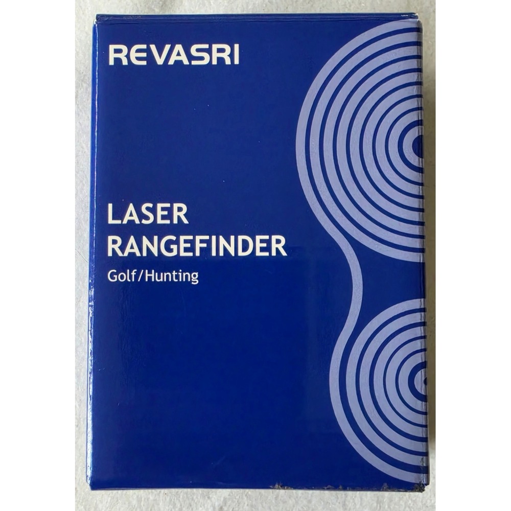 Revasri NK-1000 Laser Rangefinder Golf Hunting White 1000Yds Slope USB Recharge